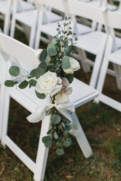 mudgee wedding flowers details on chair
