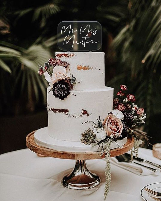 Mudgee wedding florist wedding cake
